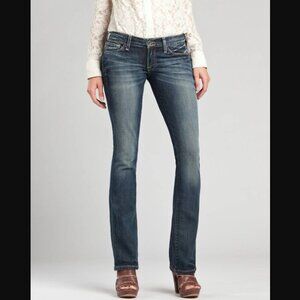 Lucky Brand Zoe Bootcut Jeans Size 8/29 Low Rise Stretch Denim